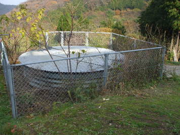 地すべり施設集水井写真