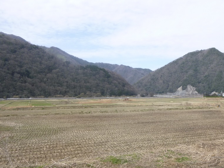 真田地区圃場整備の従前の写真