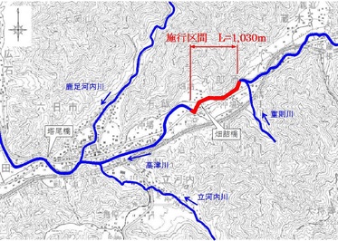 図＿高津川（畑詰工区）平面図