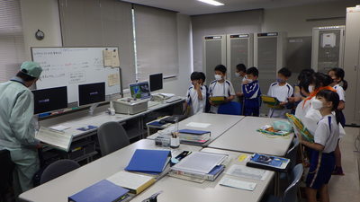 機械室見学