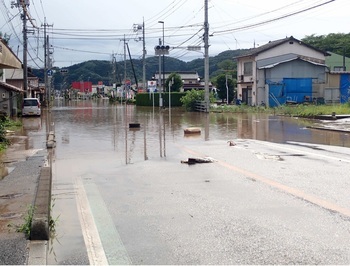 令和３年７月豪雨の状況写真