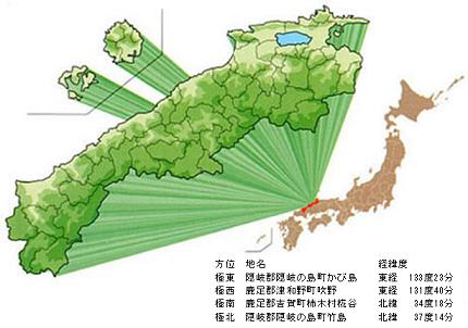 島根県の位置