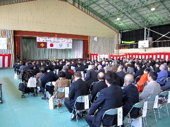 開通式会場の様子