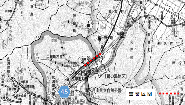 石原工区の位置図です