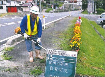 除草の写真