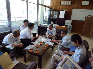 町長への説明状況