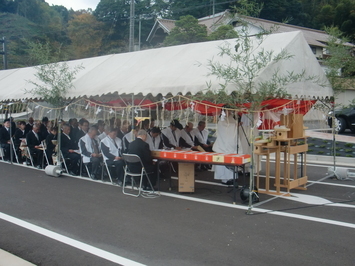 交通安全祈願祭の写真