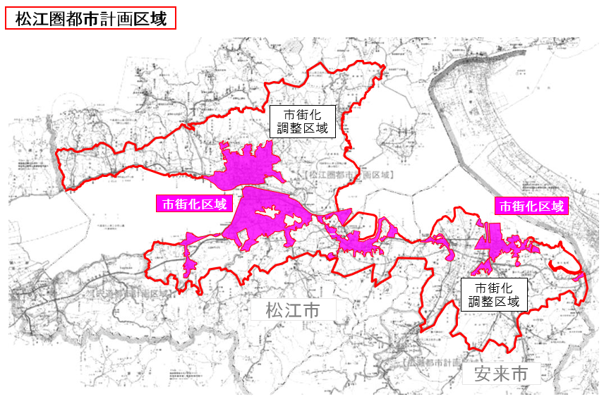 松江圏都市計画区域