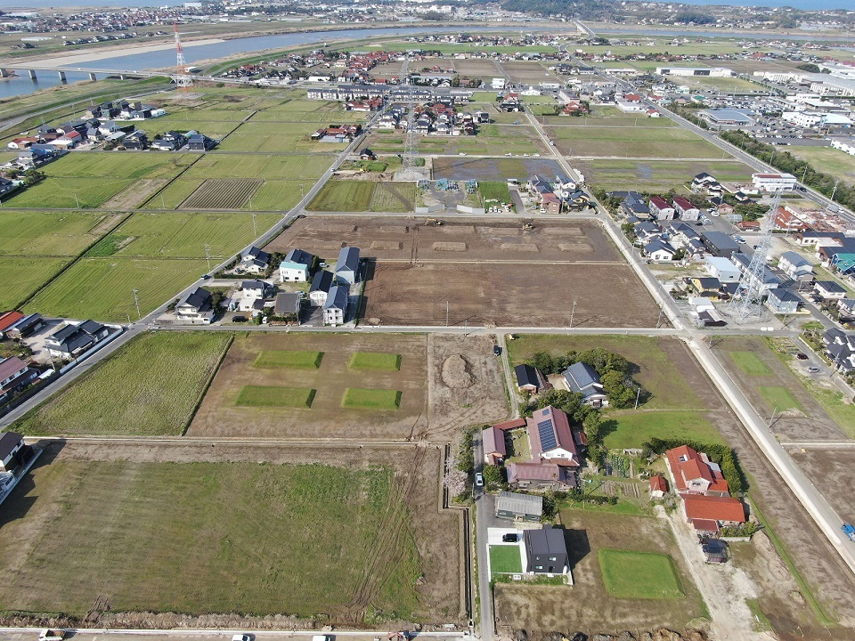 長浜園地区施工状況の写真