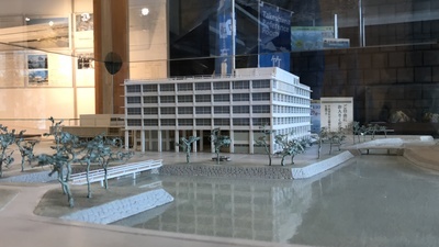島根県庁舎石膏模型