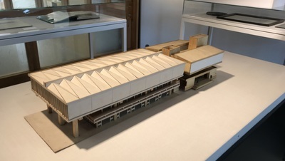 旧島根県立博物館紙制模型