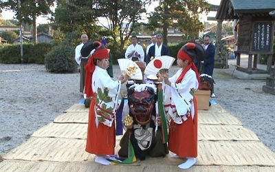 神原神社獅子舞