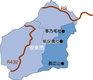 安来市地図