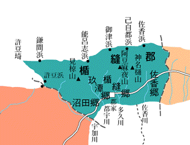 楯縫郡地図