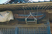 白鳥神社の千石船模型写真