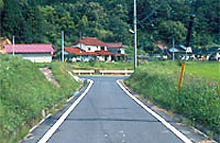 県道との合流点写真