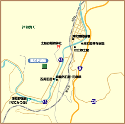 津和野城跡地図