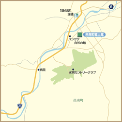 邑南町郷土資料館地図