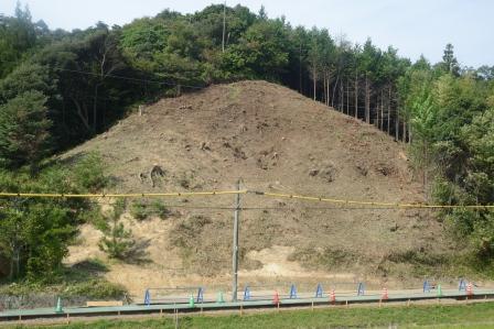 のの子谷横穴墓群全景