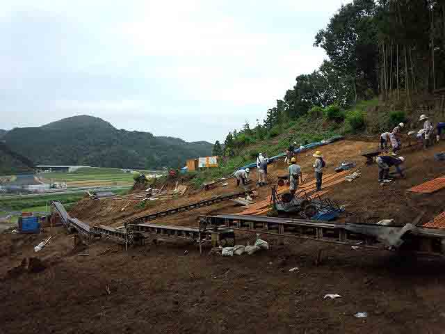 遺跡調査状況