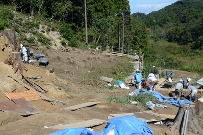 高丸遺跡調査状況