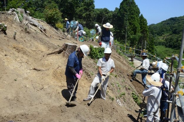 高丸遺跡の調査状況2