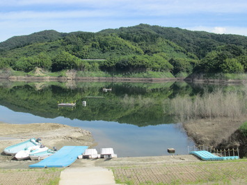 乗艇場付近の水位