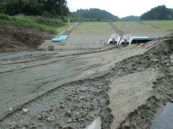 乗艇場付近の状況