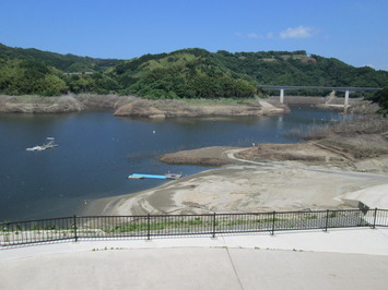 乗艇場付近の水位の状況