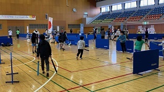 スポーツチャンバラの様子