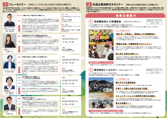 行動編チラシの裏面です