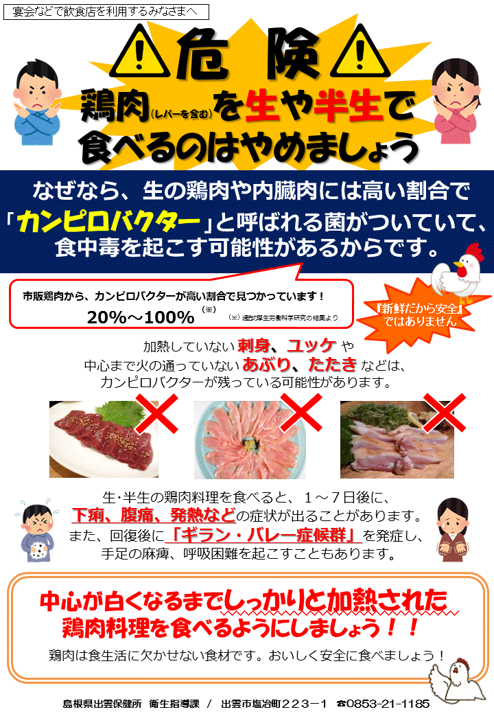 カンピロバクター 加熱