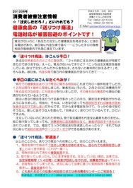 消費者被害注意情報２０１２０６号