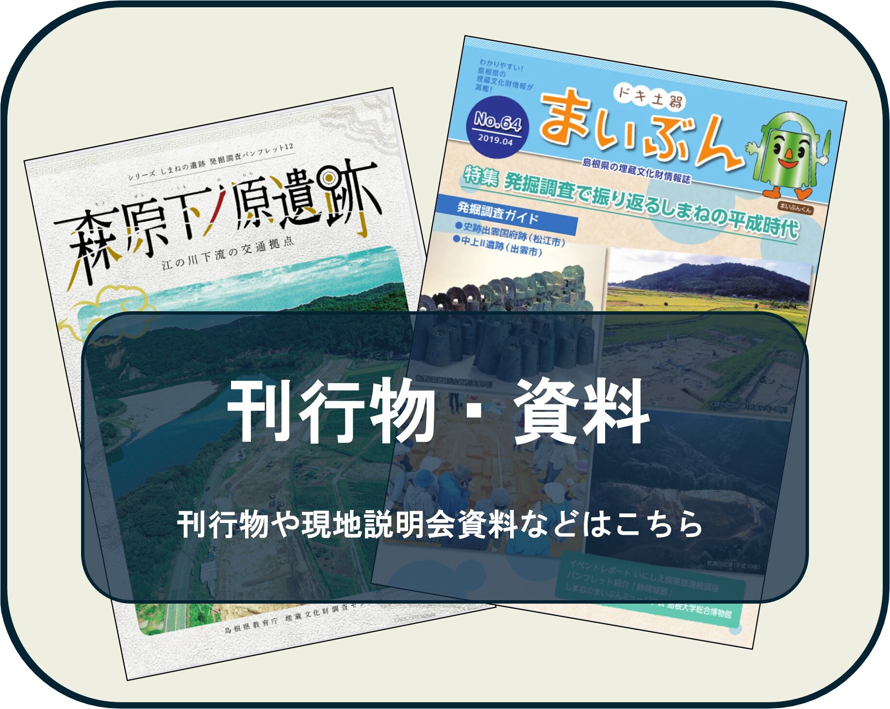 刊行物や現地説明会資料などはこちら