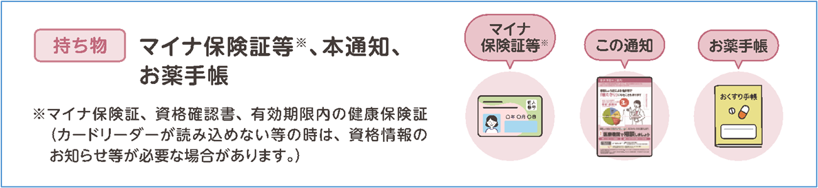 受診時の持ち物