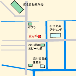 京らぎの地図