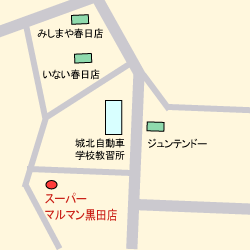 マルマン黒田店の地図