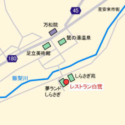 夢ランドしらさぎの地図