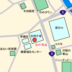 合庁売店の地図