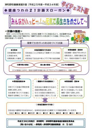 津和野町健康増進計画ダイジェスト版