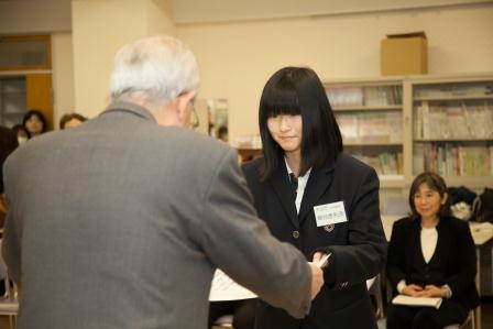 特別賞細谷恵利奈さん