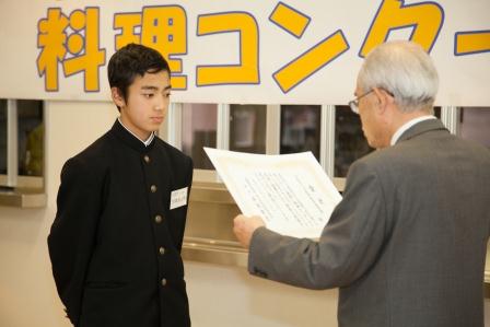 ＪＡグループ島根食育推進賞宇津凜太郎さん