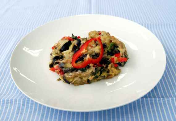 なすとセロリのカレー風