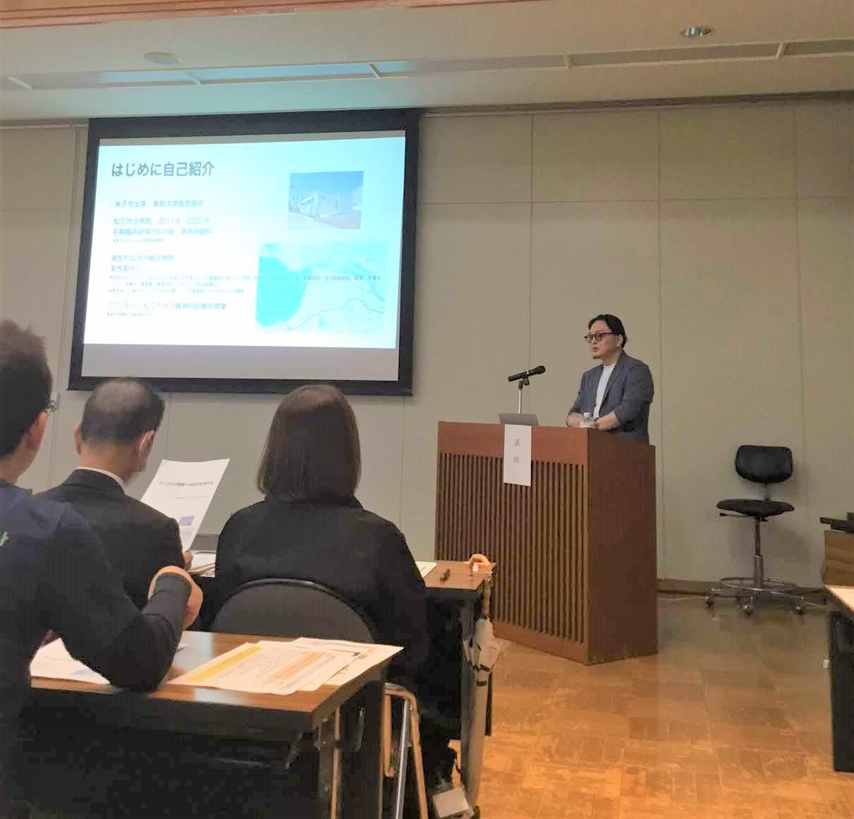 奥田先生の講演の様子