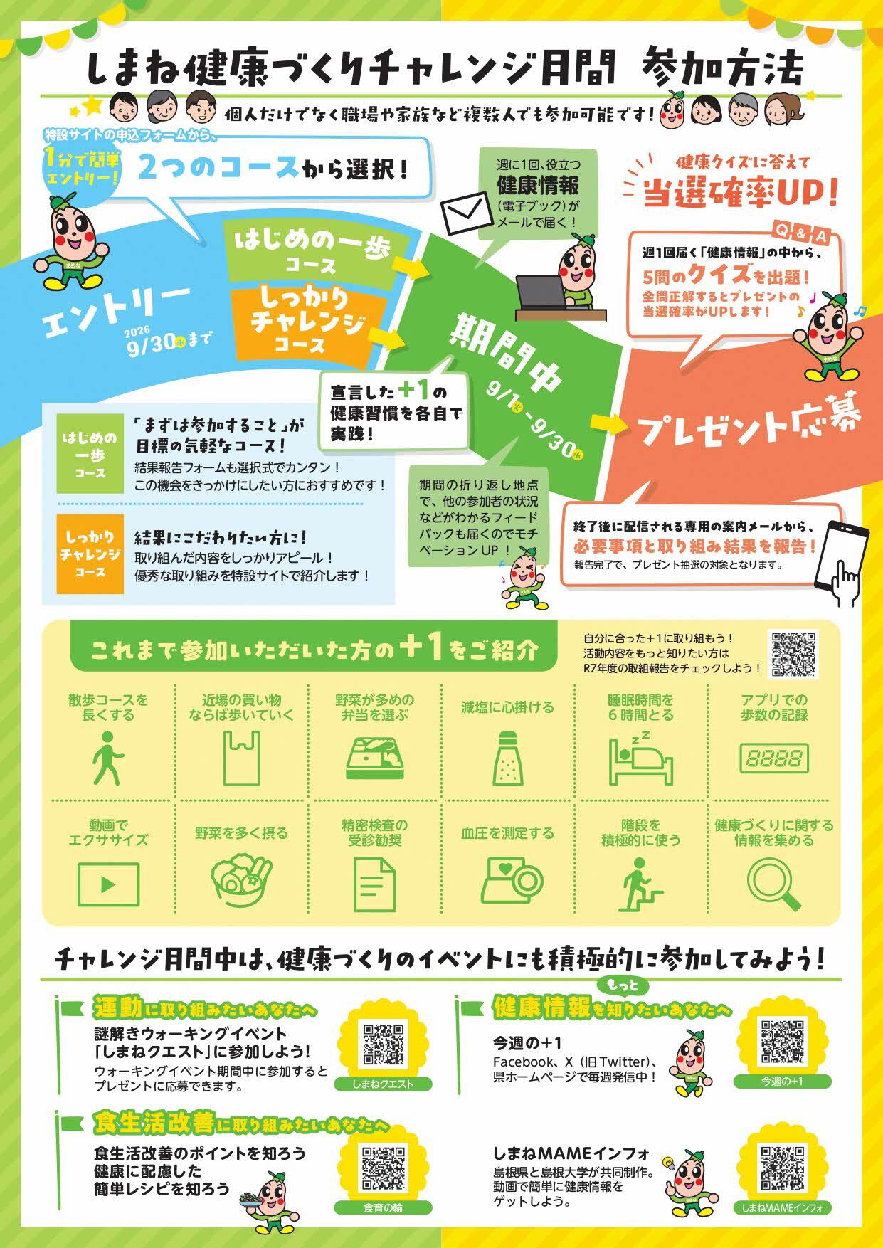 チャレンジ月間ちらし（裏）