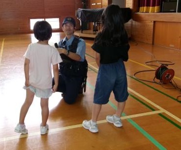 出雲市立伊野小学校での様子３
