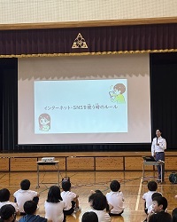 多伎小学校での教室の様子１