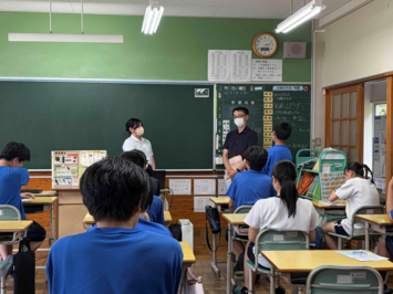 薬物乱用防止教室の様子