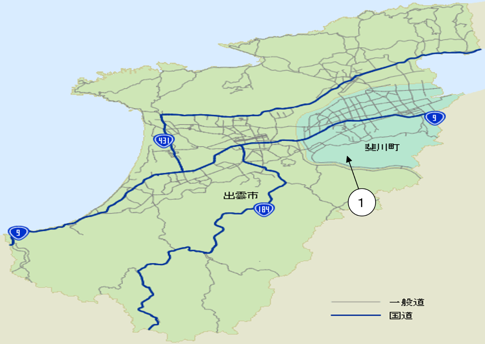 出雲警察署管内