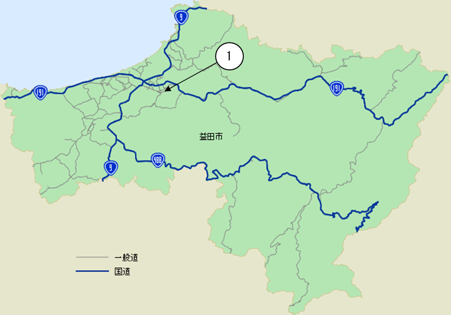 益田警察署管内